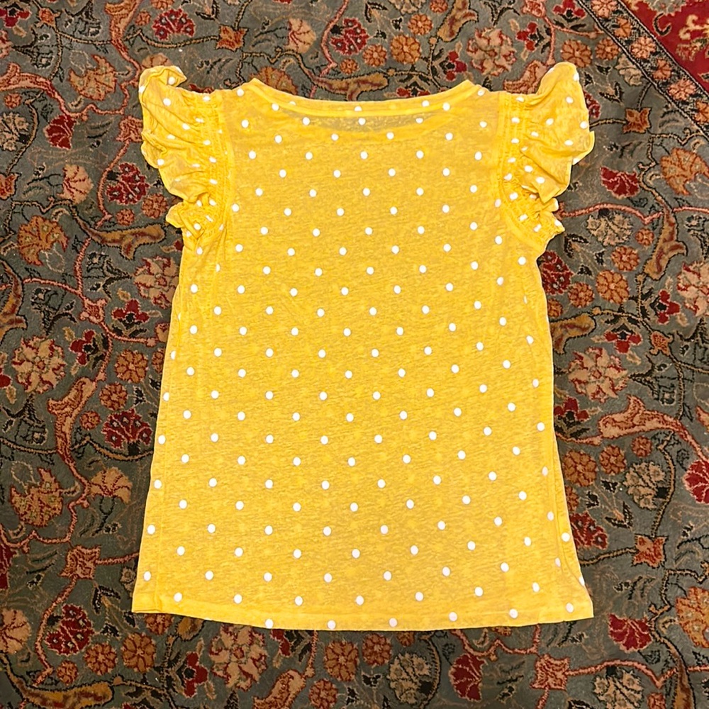 Ladies Ruffle Short Sleeve Top - Picture 3 of 3